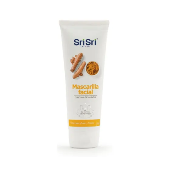 SRI SRI - Mascarilla facial Curcuma de la India x 100Grs.