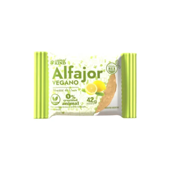 ANIMAL KIND - Alfajor de Limon VEGANO x 18 unid