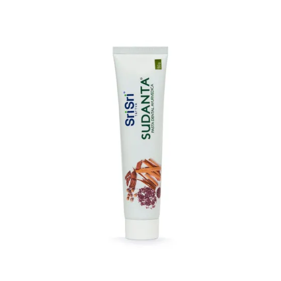 SRI SRI - Sudanta - Pasta Dental Ayurvédica libre de flúor 50g