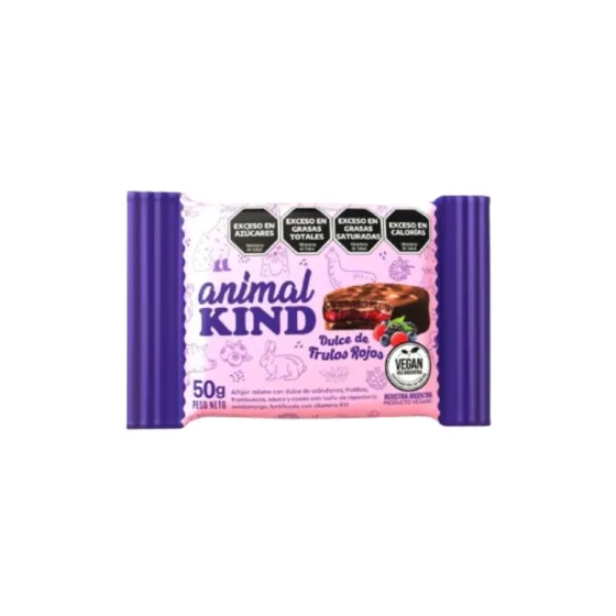 ANIMAL KIND - Alfajor de Frutos Rojos VEGANO x 18 Unids.