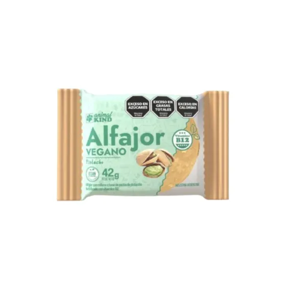 ANIMAL KIND - Alfajor de Pistacho VEGANO x 18 unids.