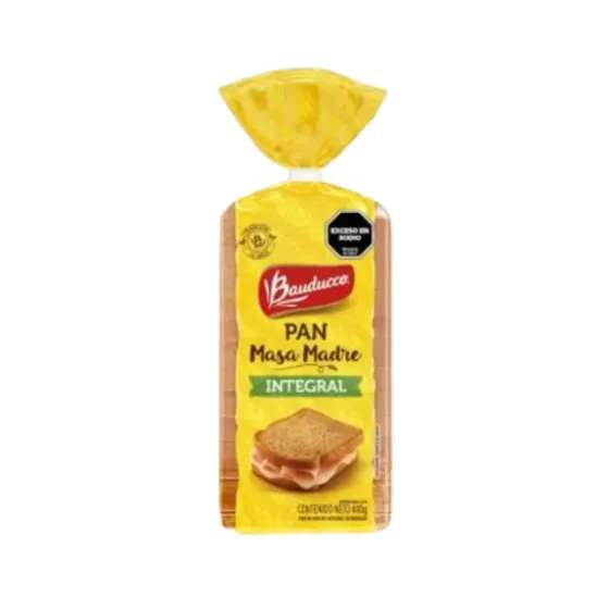 BAUDUCCO - Pan Integral Masa Madre x 390Grs.